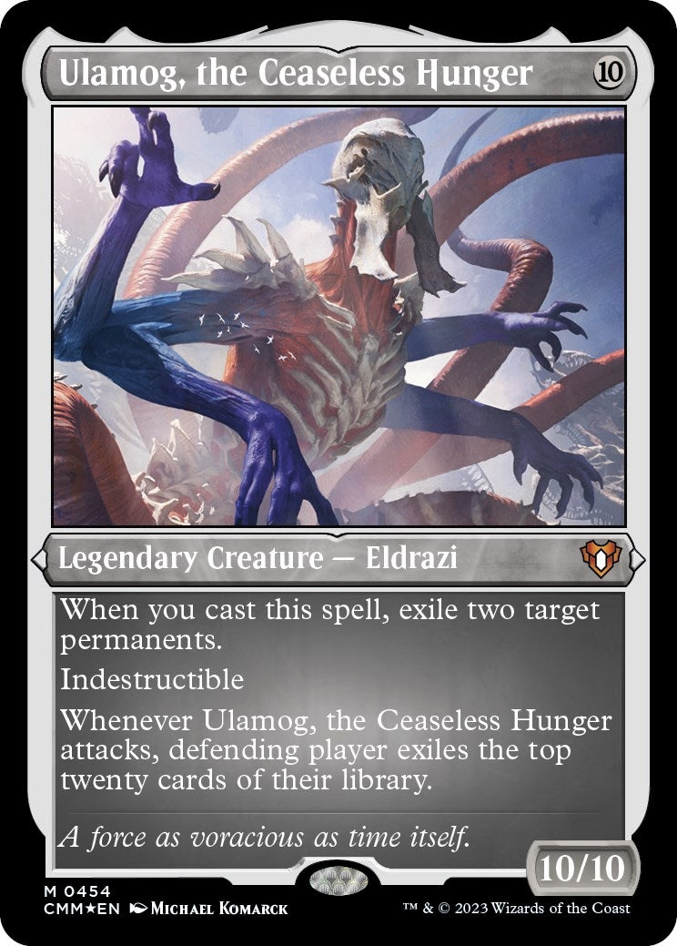 Image for Ulamog, the Ceaseless Hunger (Foil Etched) (454) (CMM) - Magic: The Gathering