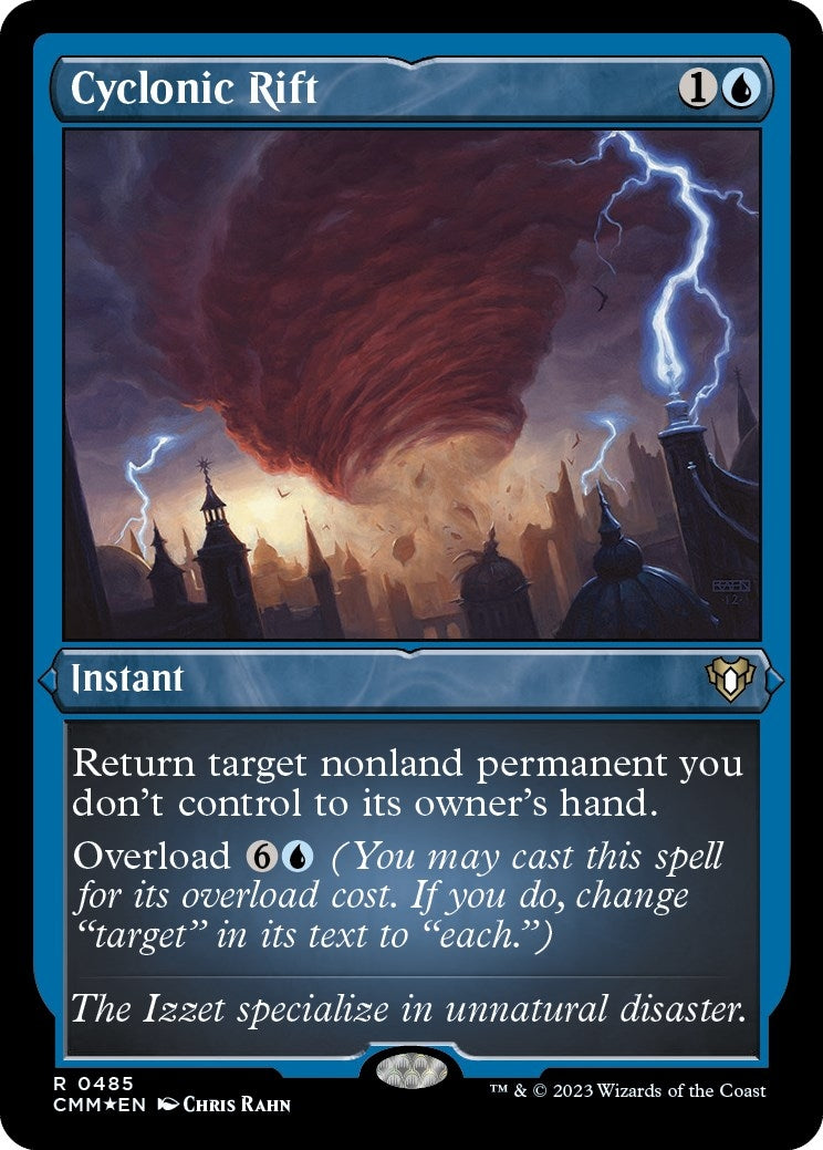 Image for Cyclonic Rift (Foil Etched) (485) (CMM) - Magic: The Gathering