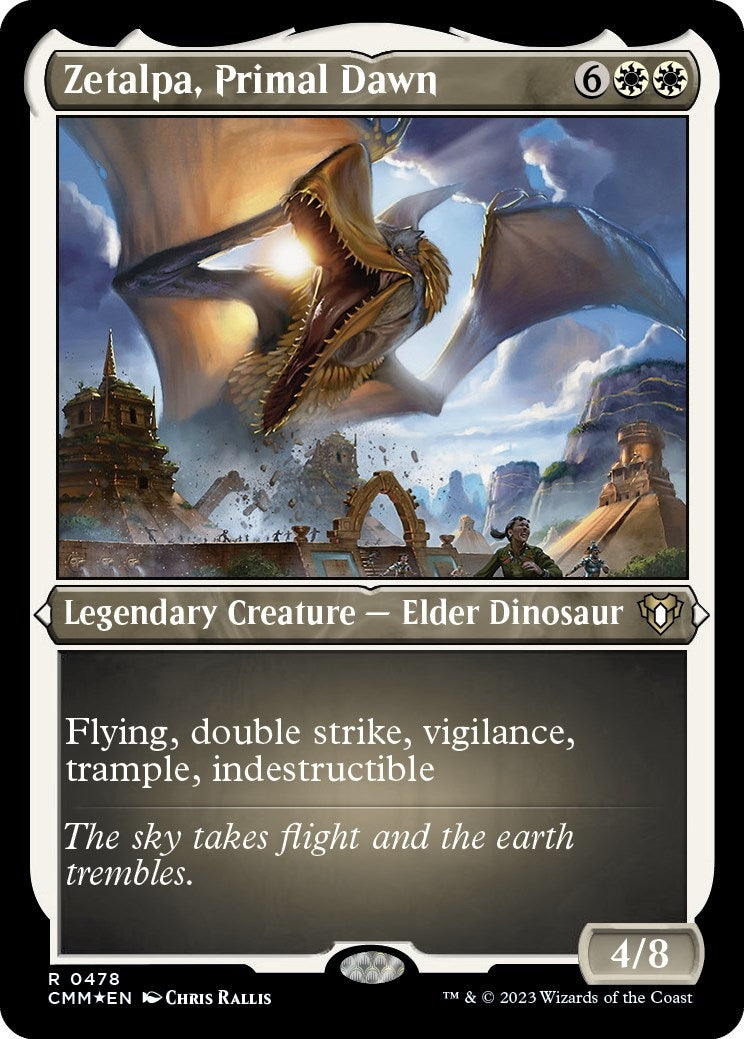 Image for Zetalpa, Primal Dawn (Foil Etched) (478) (CMM) - Magic: The Gathering