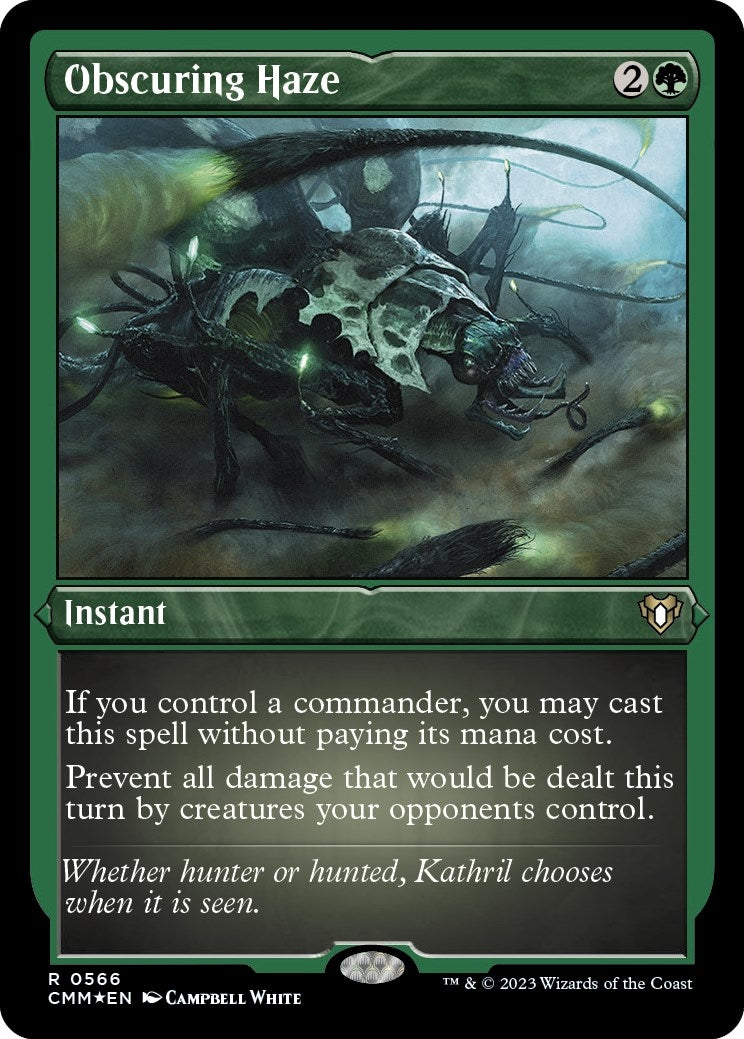 Image for Obscuring Haze (Foil Etched) (566) (CMM) - Magic: The Gathering
