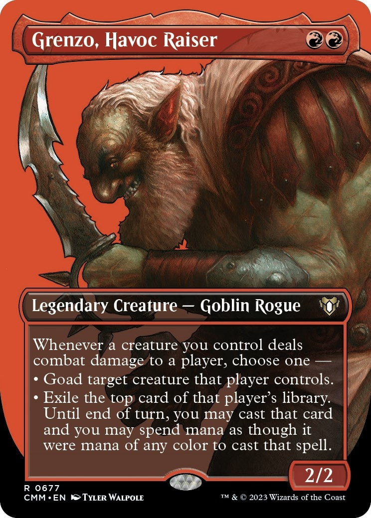 Image for Grenzo, Havoc Raiser (Borderless) (677) (CMM) - Magic: The Gathering
