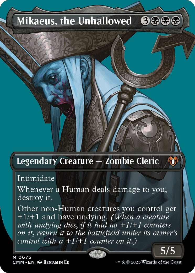 Image for Mikaeus, the Unhallowed (Borderless) (675) (CMM) - Magic: The Gathering