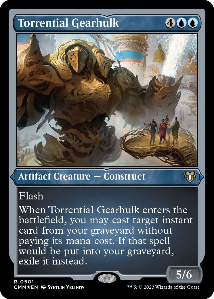 Image for Torrential Gearhulk (Foil Etched) (501) (CMM) - Magic: The Gathering