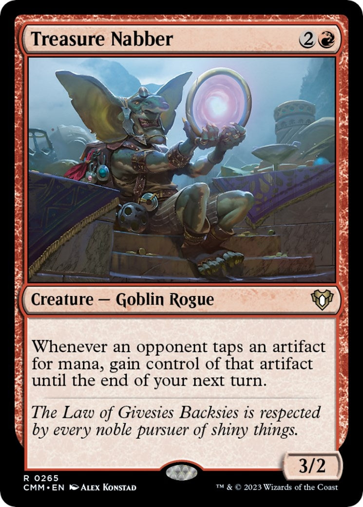 Image for Treasure Nabber (265) (CMM) - Magic: The Gathering