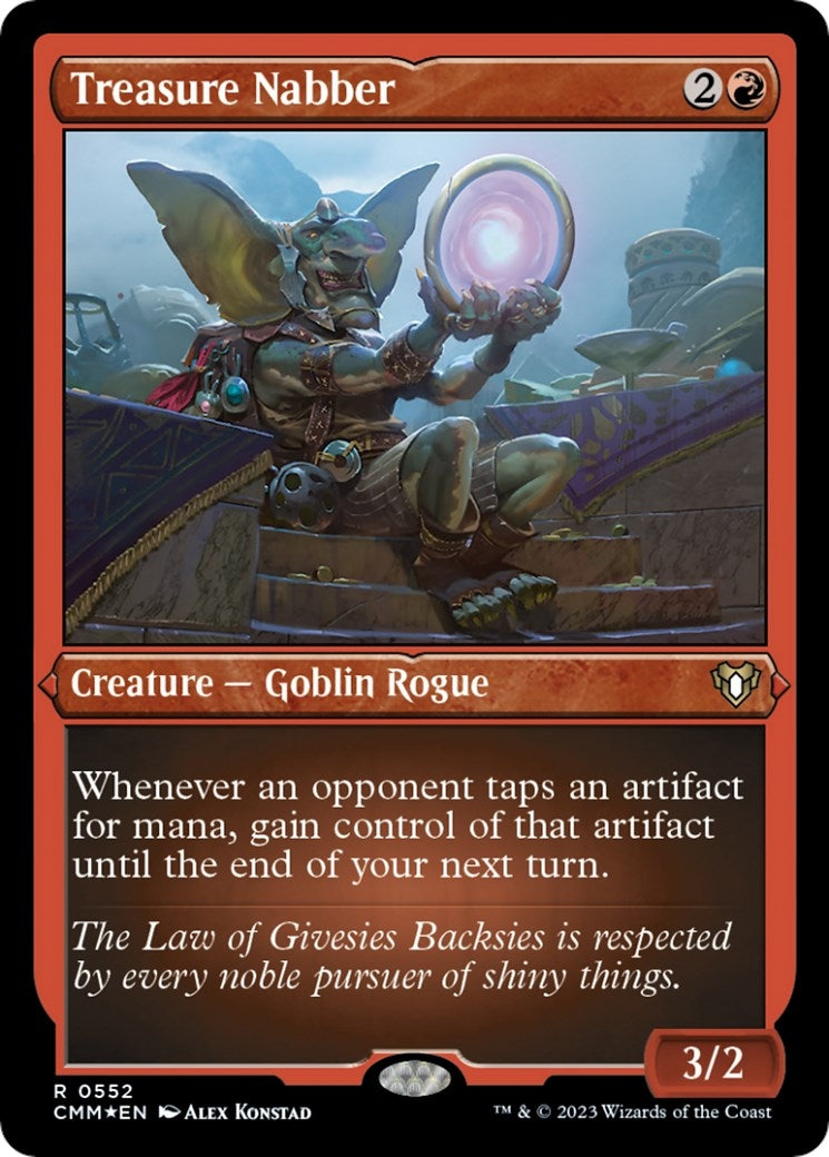 Image for Treasure Nabber (Foil Etched) (552) (CMM) - Magic: The Gathering