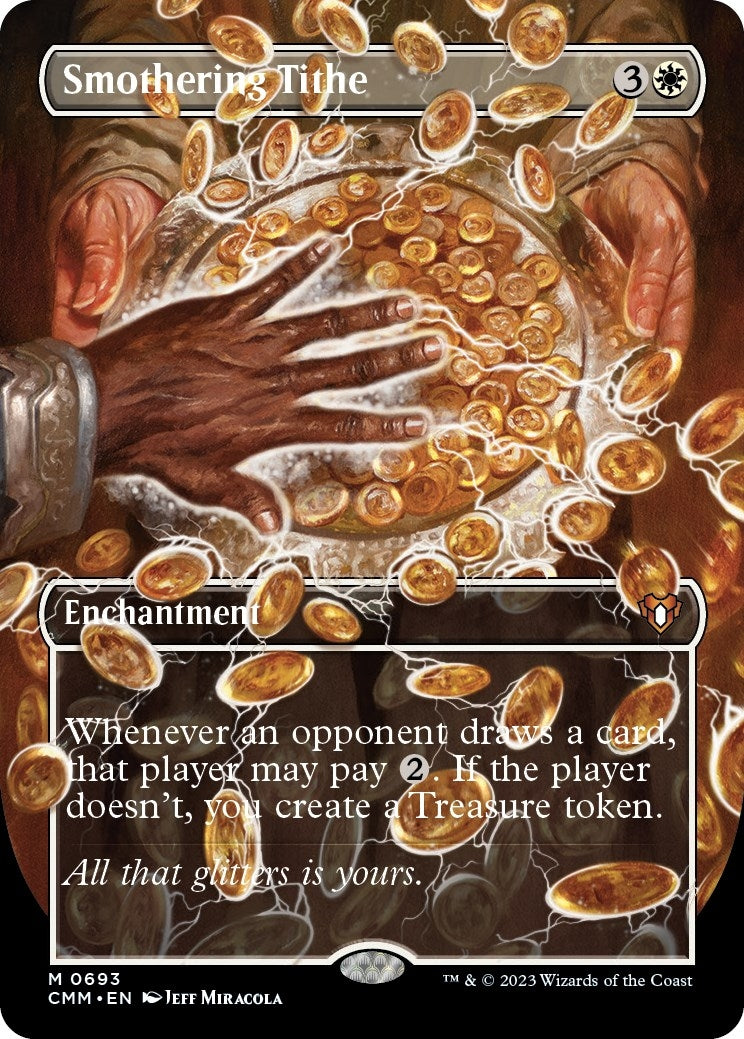 Image for Smothering Tithe (Borderless) (693) (CMM) - Magic: The Gathering