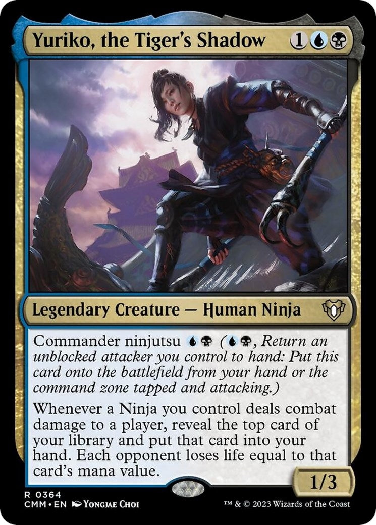 Image for Yuriko, the Tiger's Shadow (364) (CMM) - Magic: The Gathering