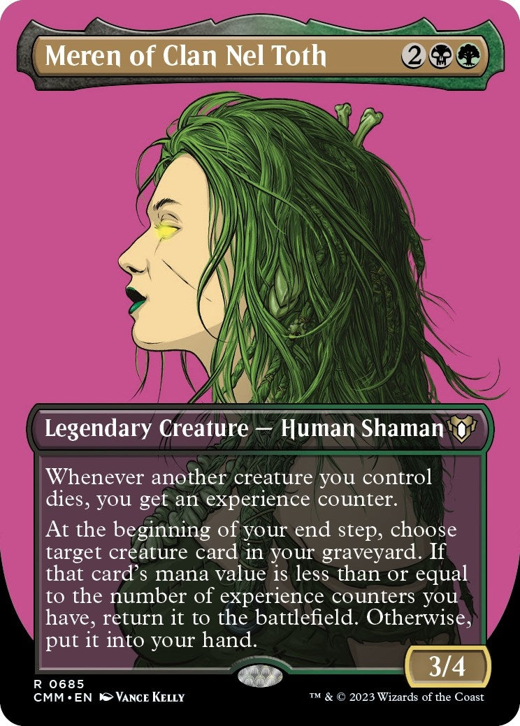Image for Meren of Clan Nel Toth (Borderless) (685) (CMM) - Magic: The Gathering