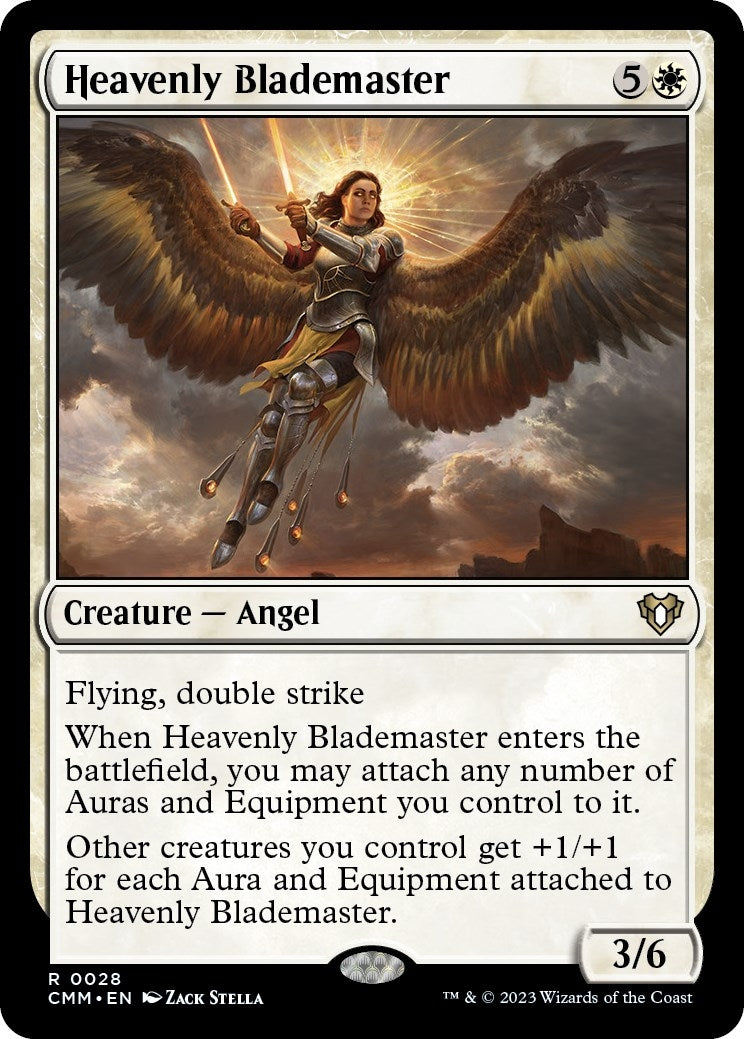 Image for Heavenly Blademaster (28) (CMM) - Magic: The Gathering
