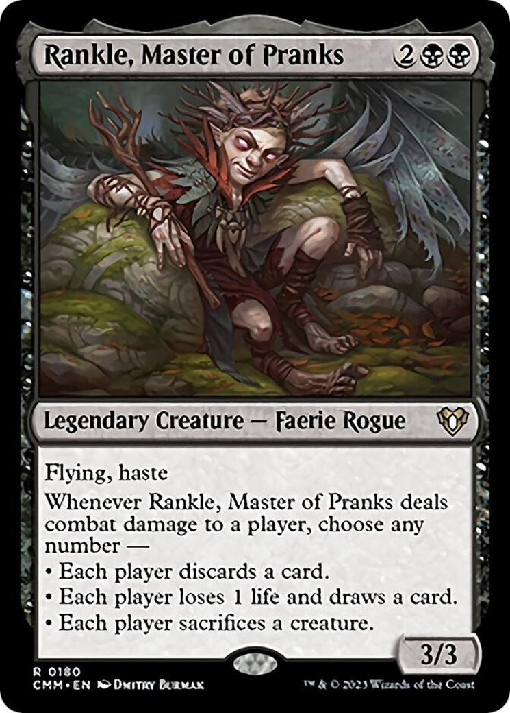 Image for Rankle, Master of Pranks (180) (CMM) - Magic: The Gathering