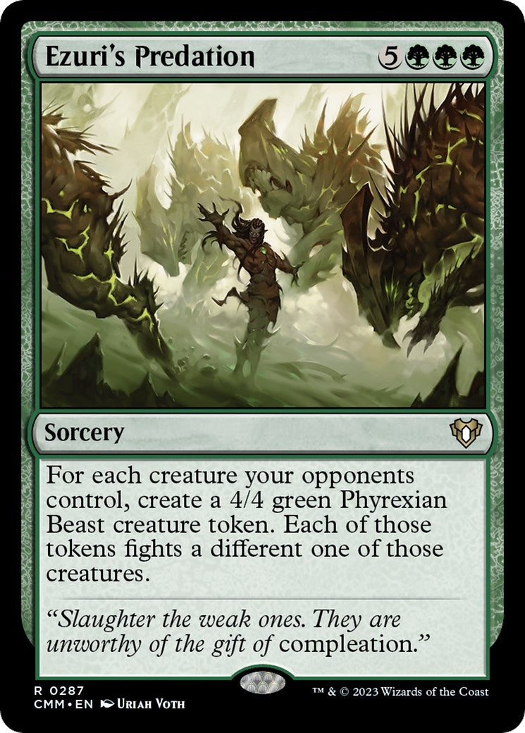 Image for Ezuri's Predation (287) (CMM) - Magic: The Gathering