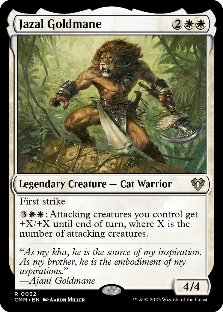 Image for Jazal Goldmane (32) (CMM) - Magic: The Gathering