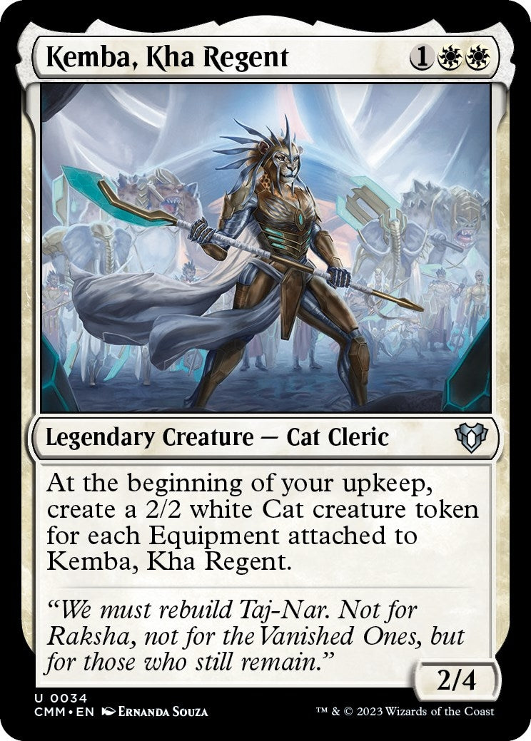 Image for Kemba, Kha Regent (34) (CMM) - Magic: The Gathering