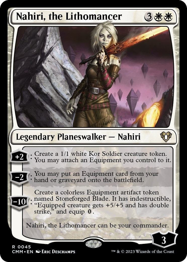 Image for Nahiri, the Lithomancer (45) (CMM) - Magic: The Gathering