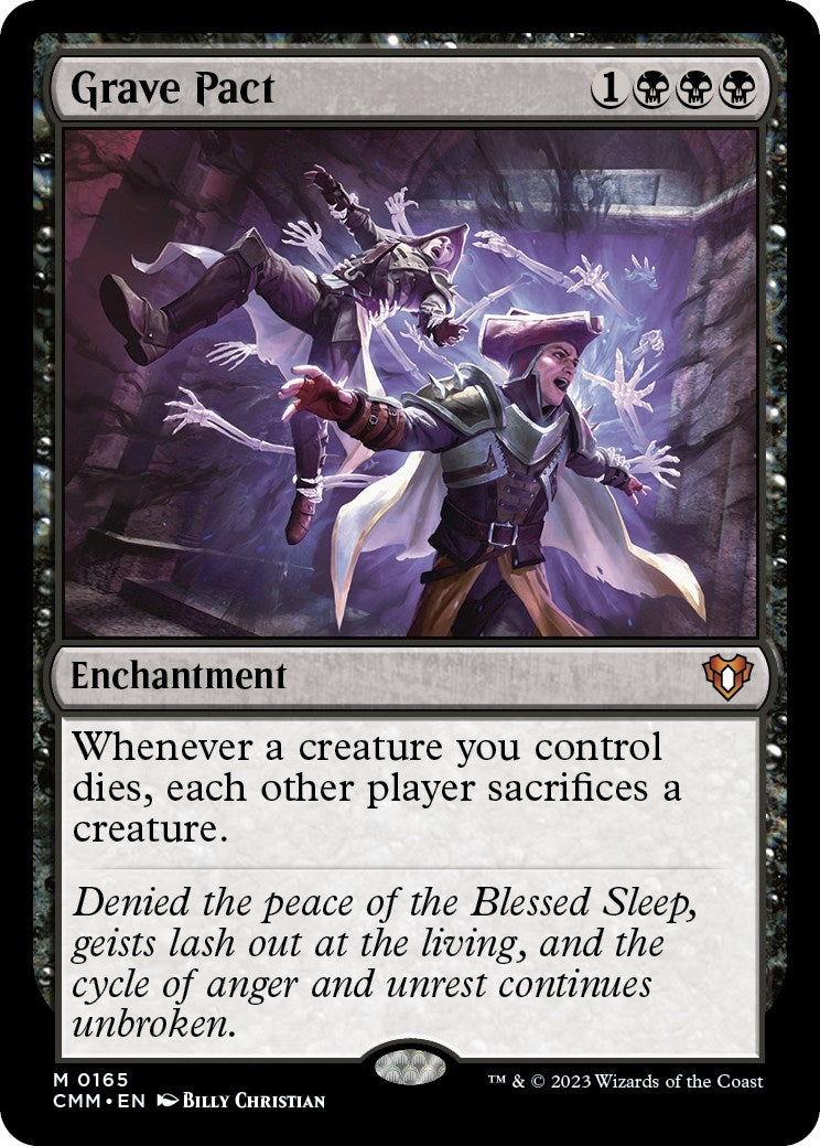 Image for Grave Pact (165) (CMM) - Magic: The Gathering