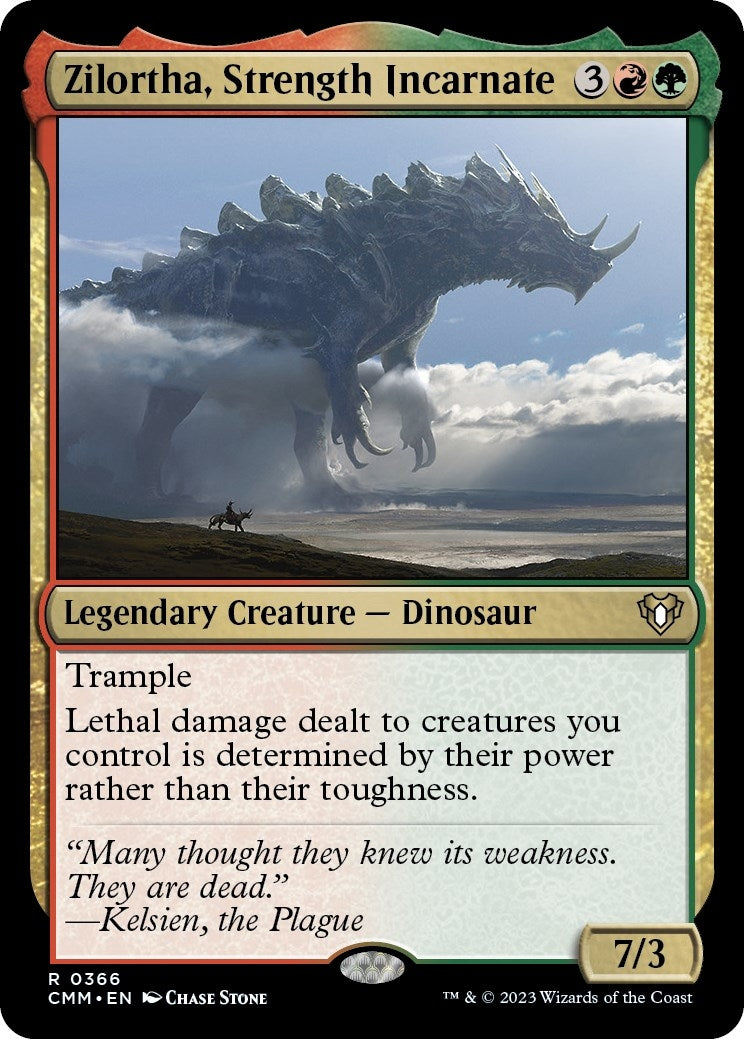 Image for Zilortha, Strength Incarnate (366) (CMM) - Magic: The Gathering
