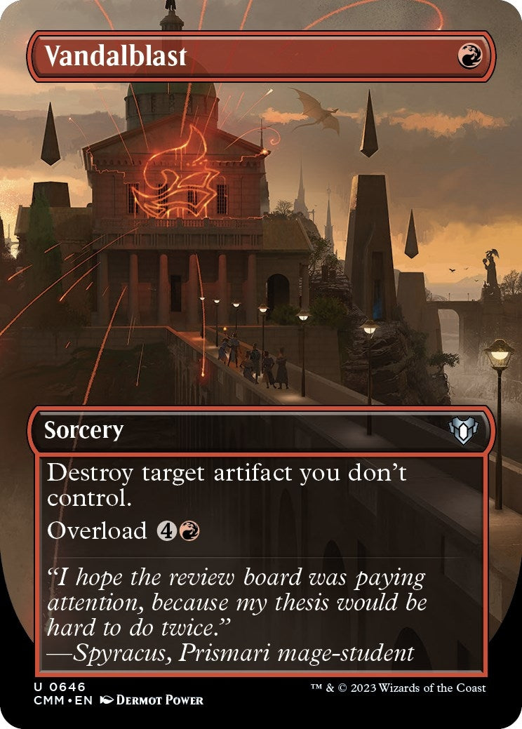 Image for Vandalblast (Borderless) (646) (CMM) - Magic: The Gathering