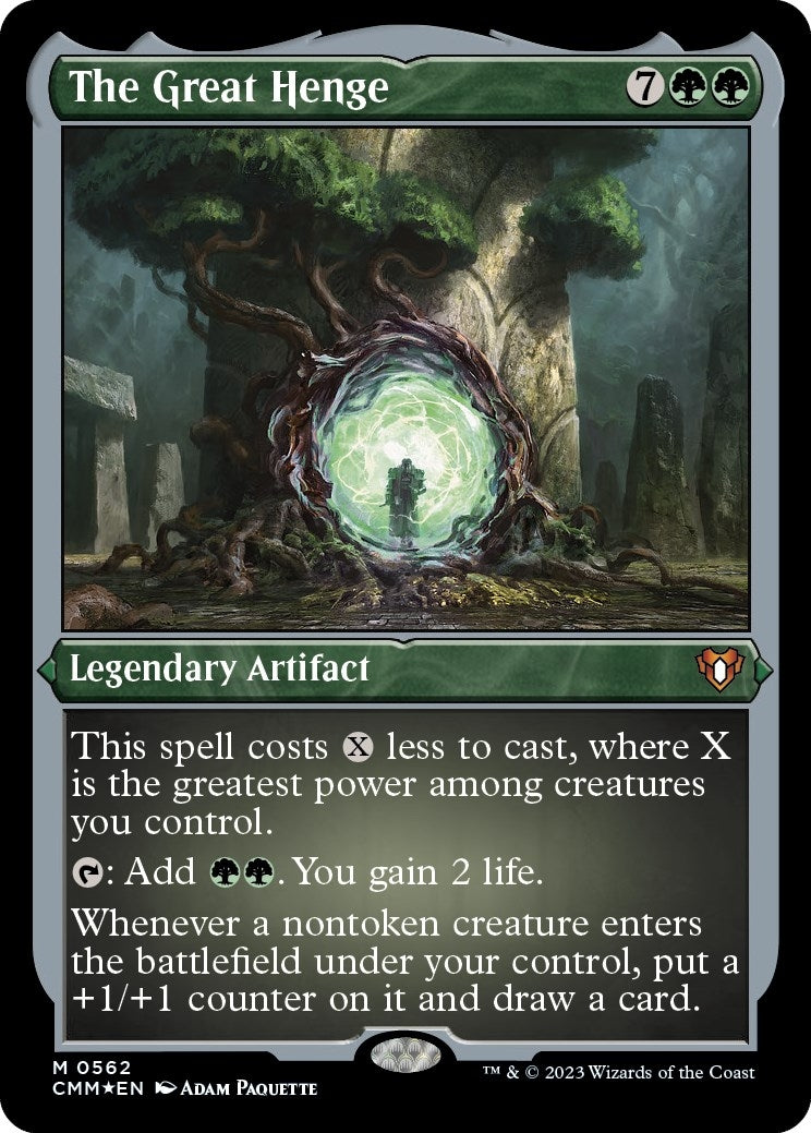 Image for The Great Henge (Foil Etched) (562) (CMM) - Magic: The Gathering