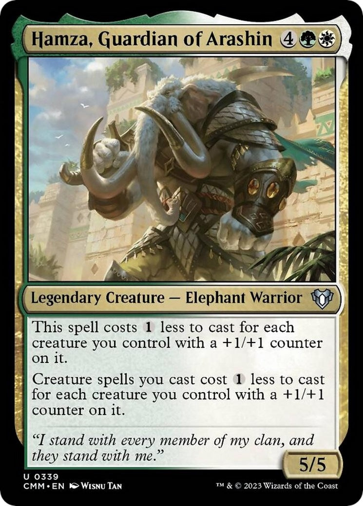 Image for Hamza, Guardian of Arashin (339) (CMM) - Magic: The Gathering