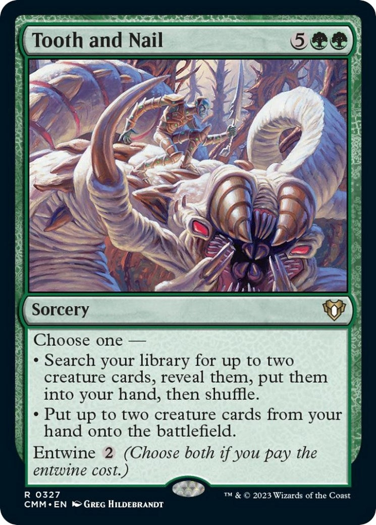 Image for Tooth and Nail (327) (CMM) - Magic: The Gathering