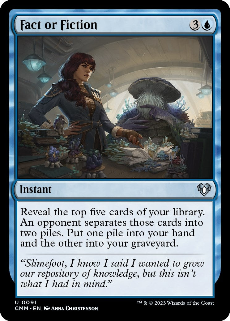 Image for Fact or Fiction (91) (CMM) - Magic: The Gathering