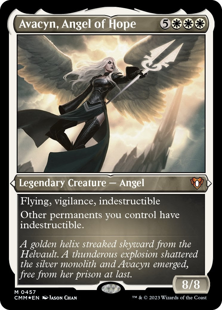 Image for Avacyn, Angel of Hope (Foil Etched) (457) (CMM) - Magic: The Gathering