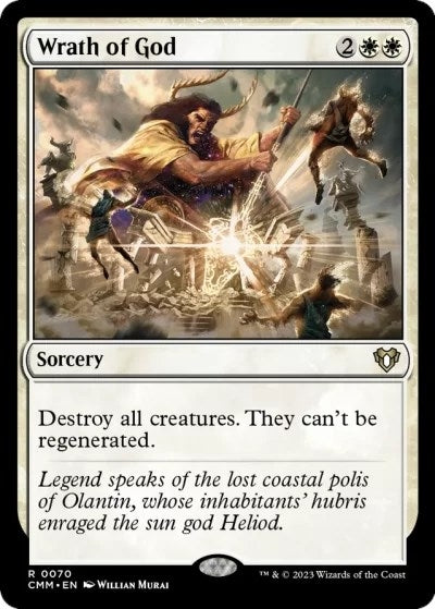 Image for Wrath of God (70) (CMM) - Magic: The Gathering