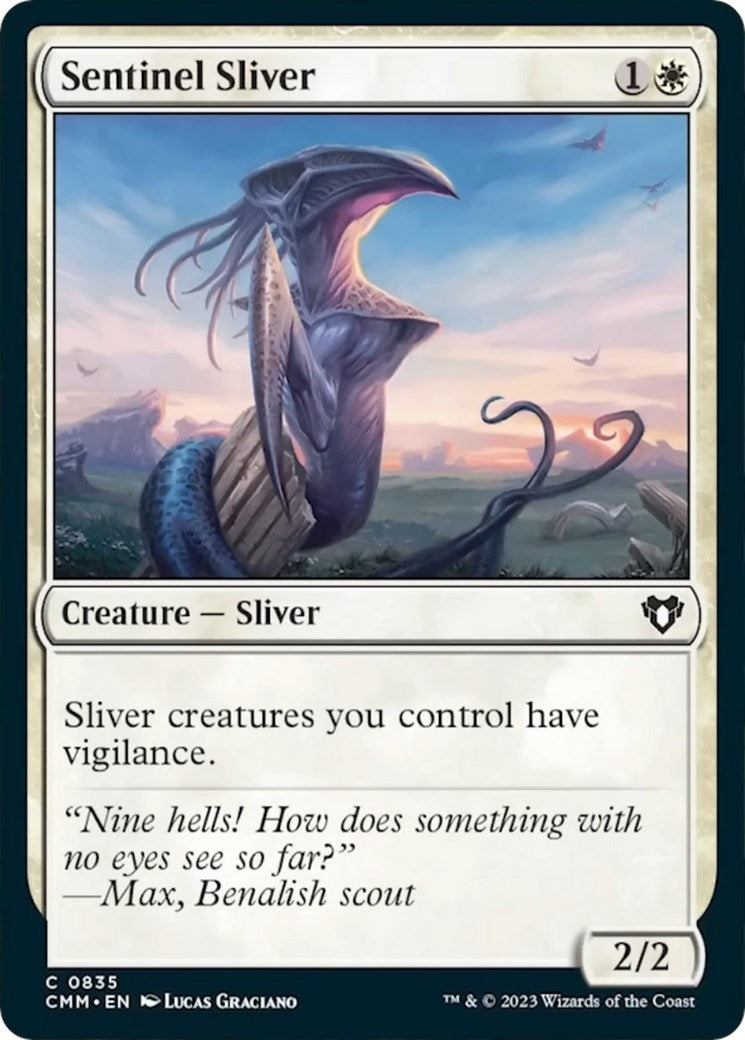 Image for Sentinel Sliver (835) (CMM) - Magic: The Gathering