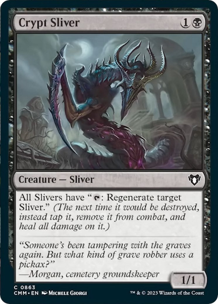 Image for Crypt Sliver (863) (CMM) - Magic: The Gathering