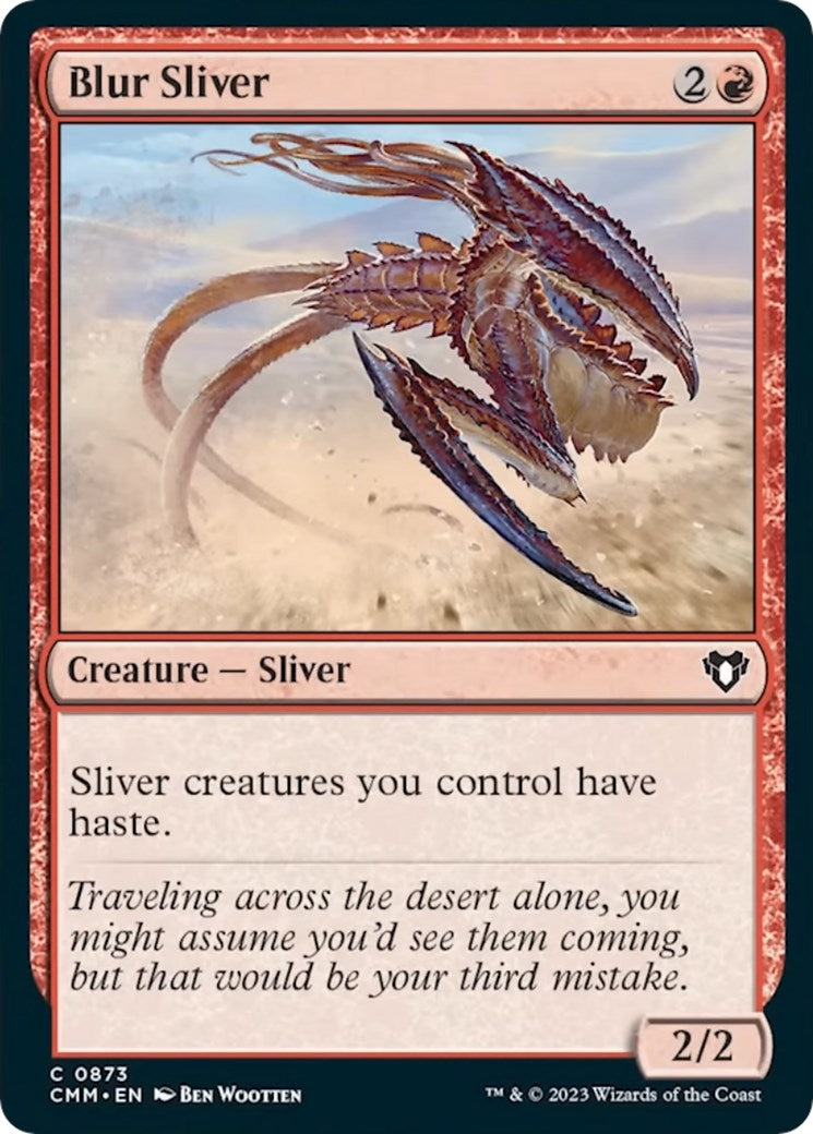 Image for Blur Sliver (873) (CMM) - Magic: The Gathering