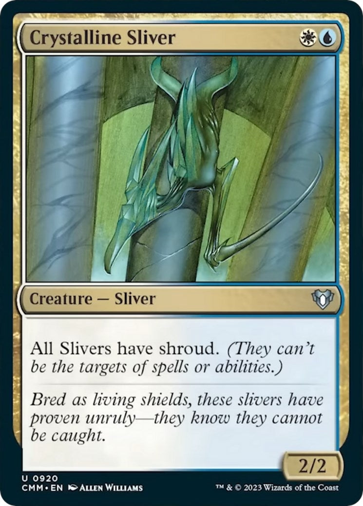 Image for Crystalline Sliver (920) (CMM) - Magic: The Gathering