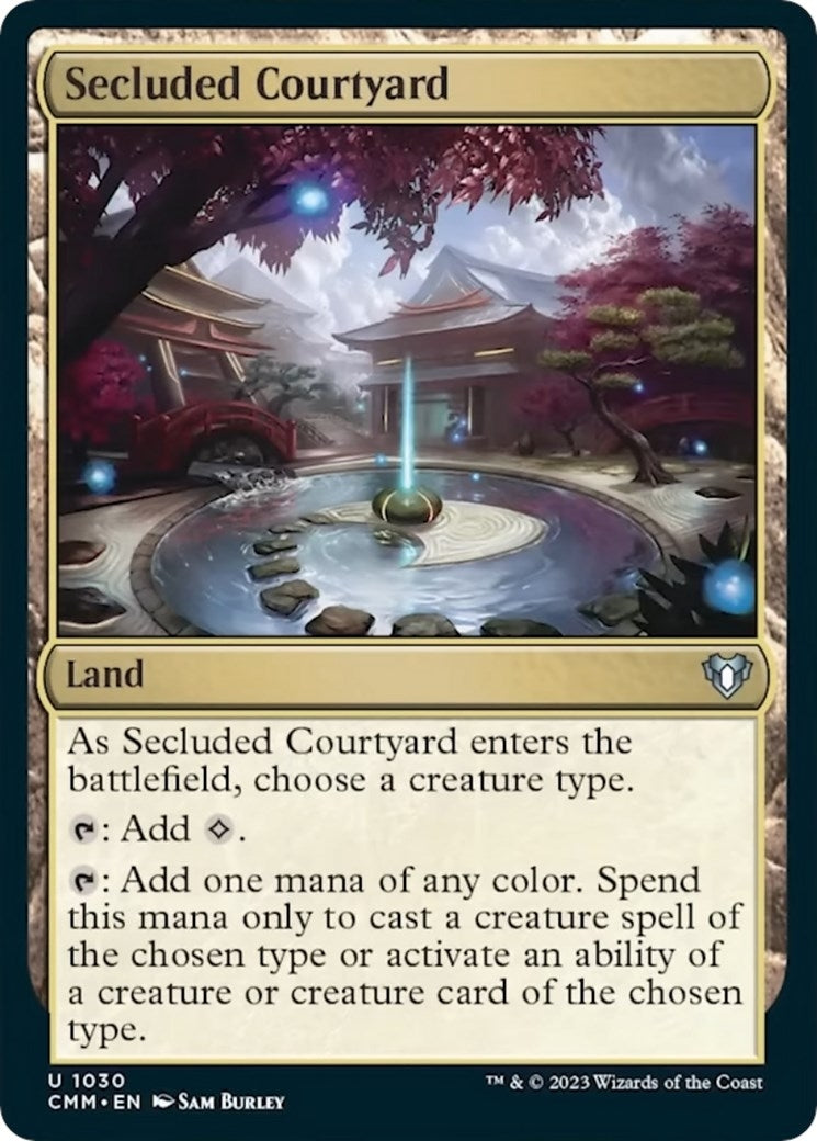Image for Secluded Courtyard (1030) (CMM) - Magic: The Gathering