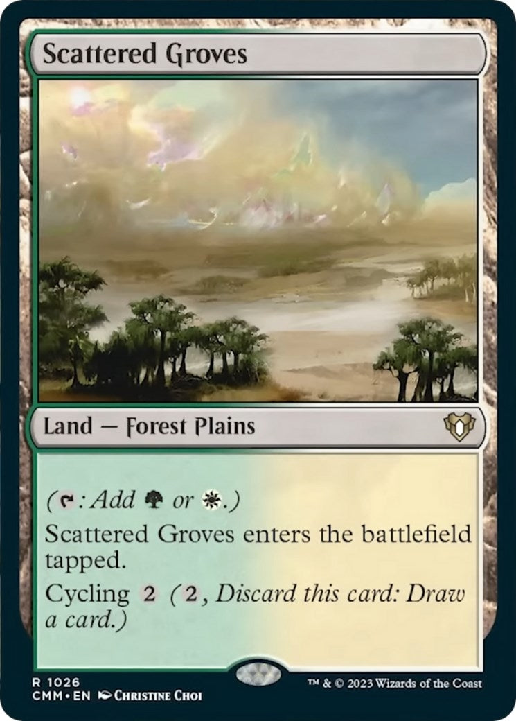 Image for Scattered Groves (1026) (CMM) - Magic: The Gathering