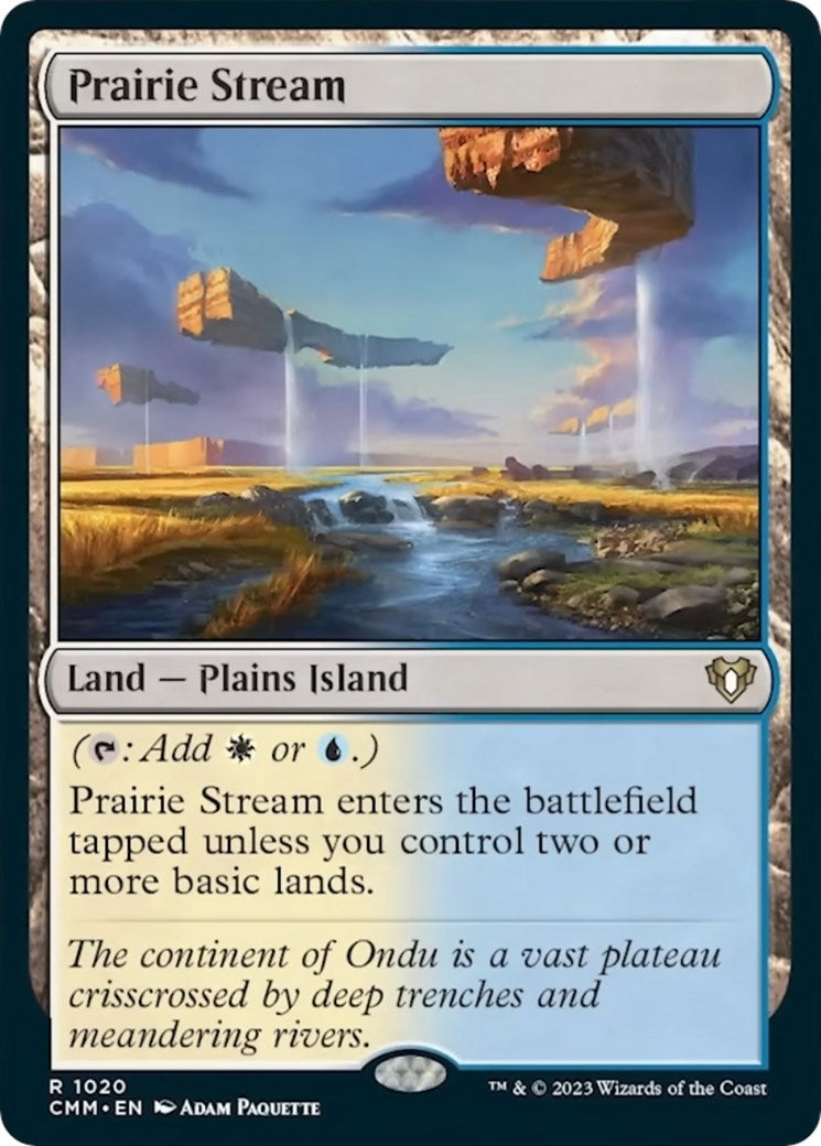 Image for Prairie Stream (1020) (CMM) - Magic: The Gathering