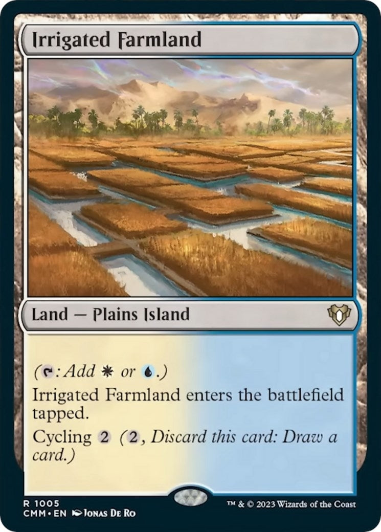 Image for Irrigated Farmland (1005) (CMM) - Magic: The Gathering