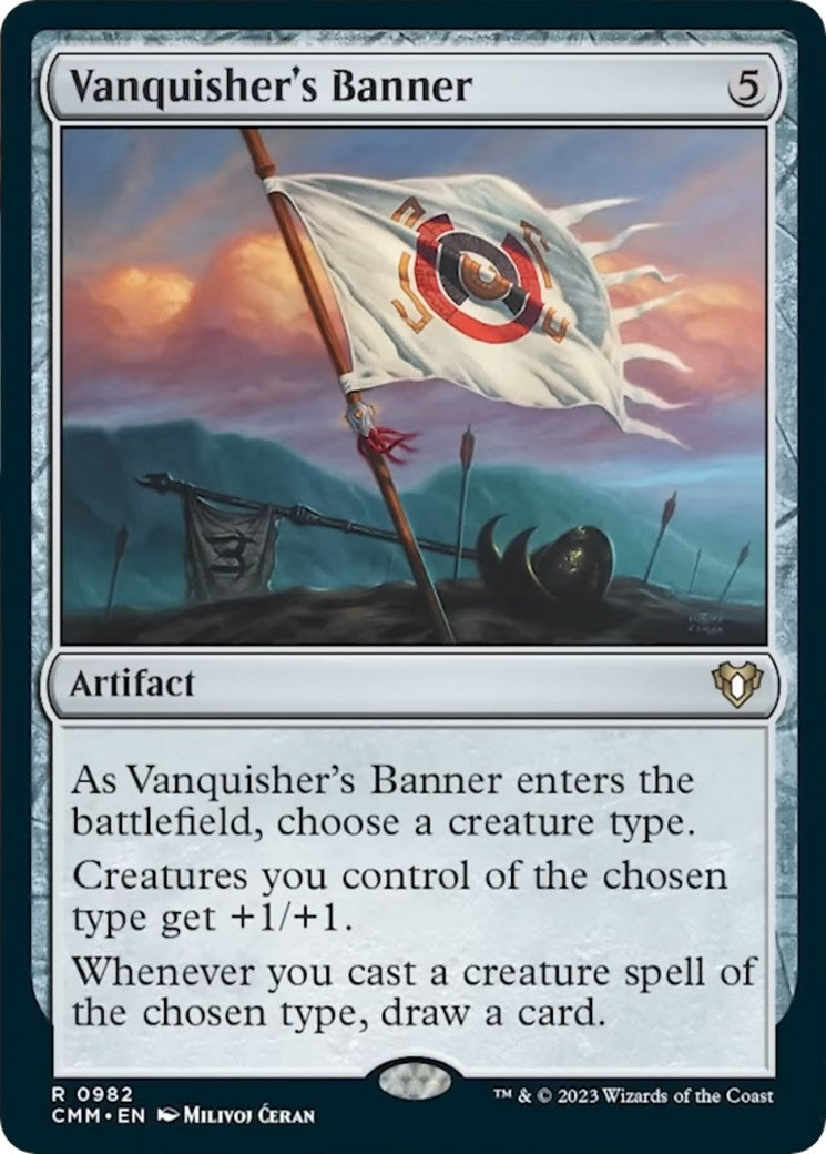 Image for Vanquisher's Banner (982) (CMM) - Magic: The Gathering