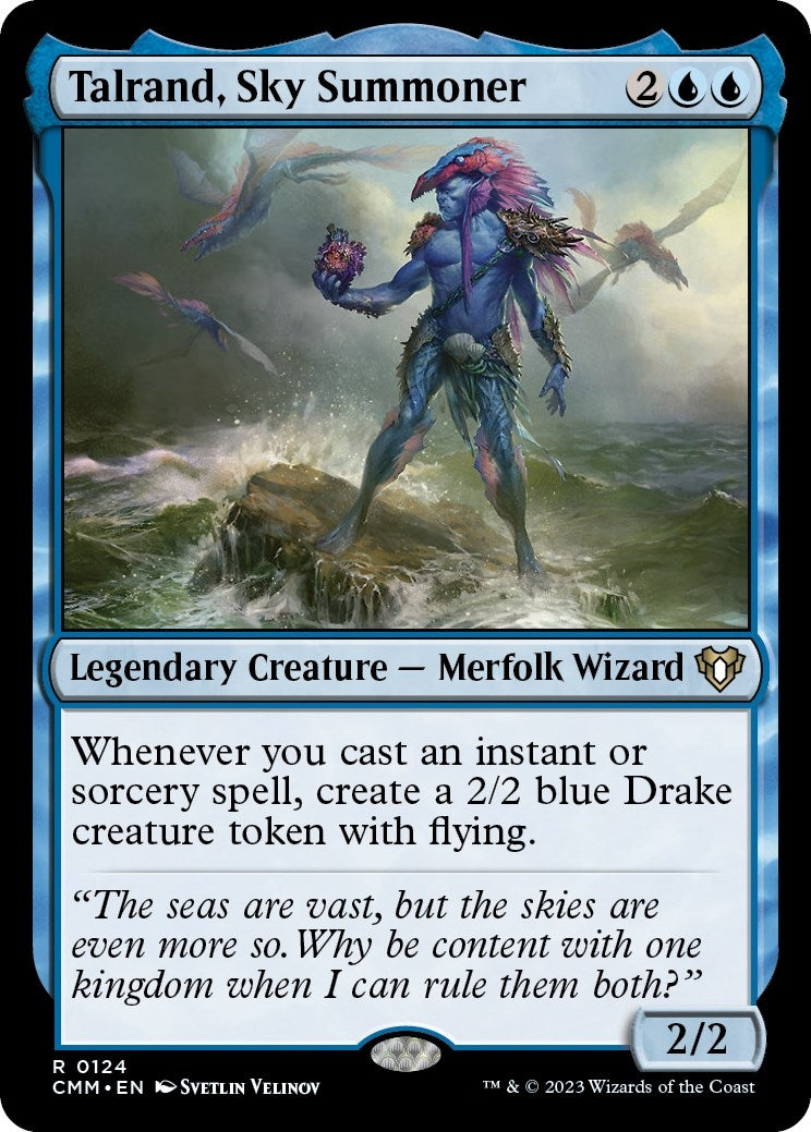 Image for Talrand, Sky Summoner (124) (CMM) - Magic: The Gathering