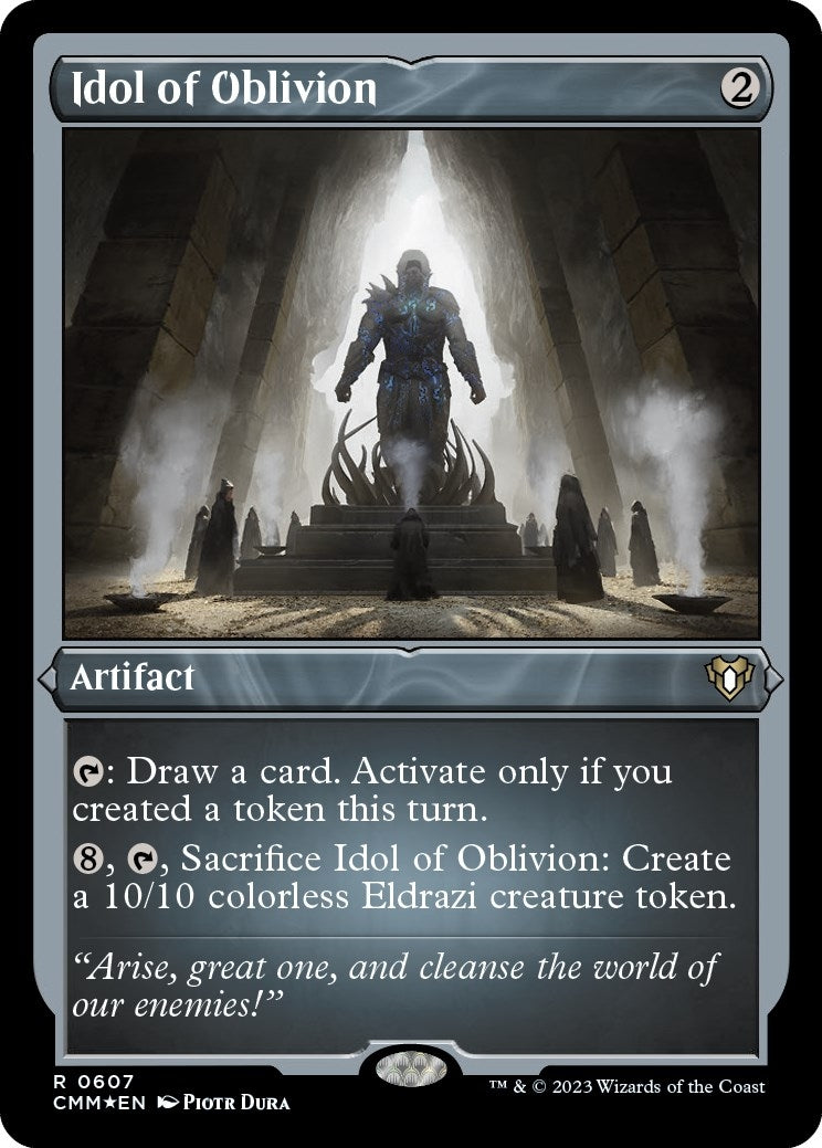 Image for Idol of Oblivion (Foil Etched) (607) (CMM) - Magic: The Gathering