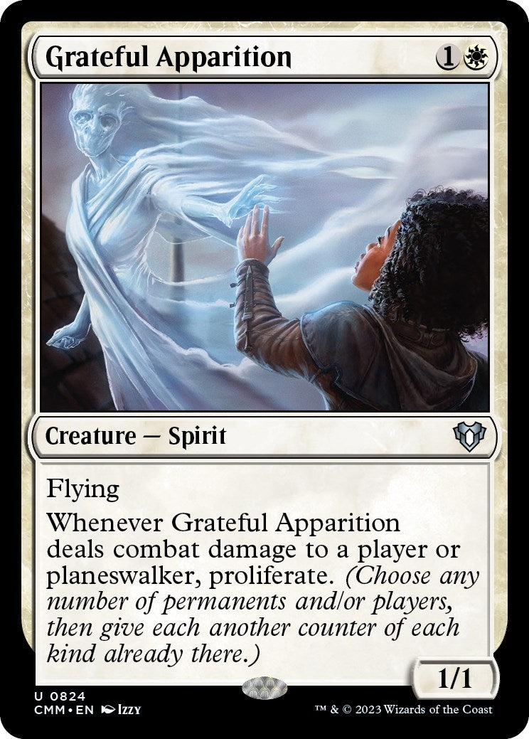 Image for Grateful Apparition (824) (CMM) - Magic: The Gathering