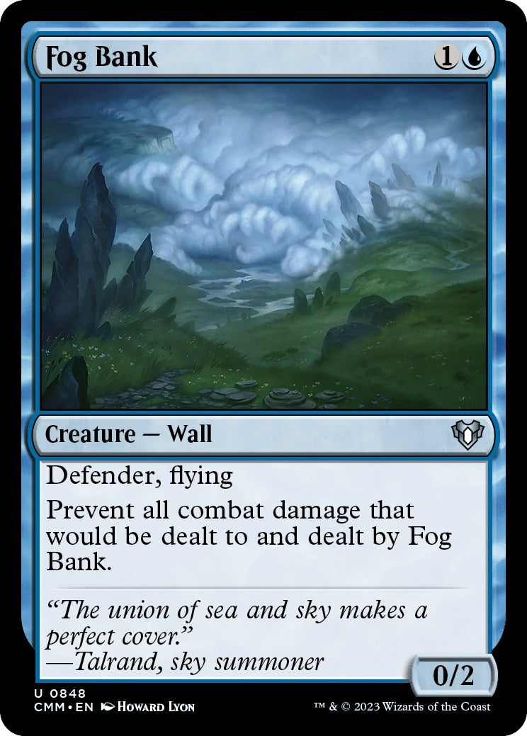 Image for Fog Bank (848) (CMM) - Magic: The Gathering