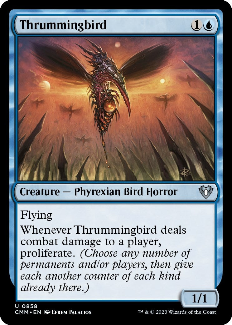 Image for Thrummingbird (858) (CMM) - Magic: The Gathering