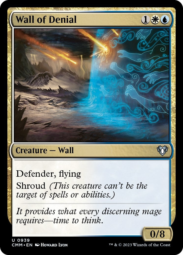 Image for Wall of Denial (939) (CMM) - Magic: The Gathering