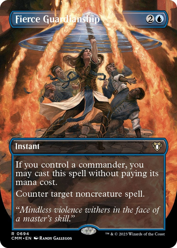 Image for Fierce Guardianship (Borderless) (694) (CMM) - Magic: The Gathering