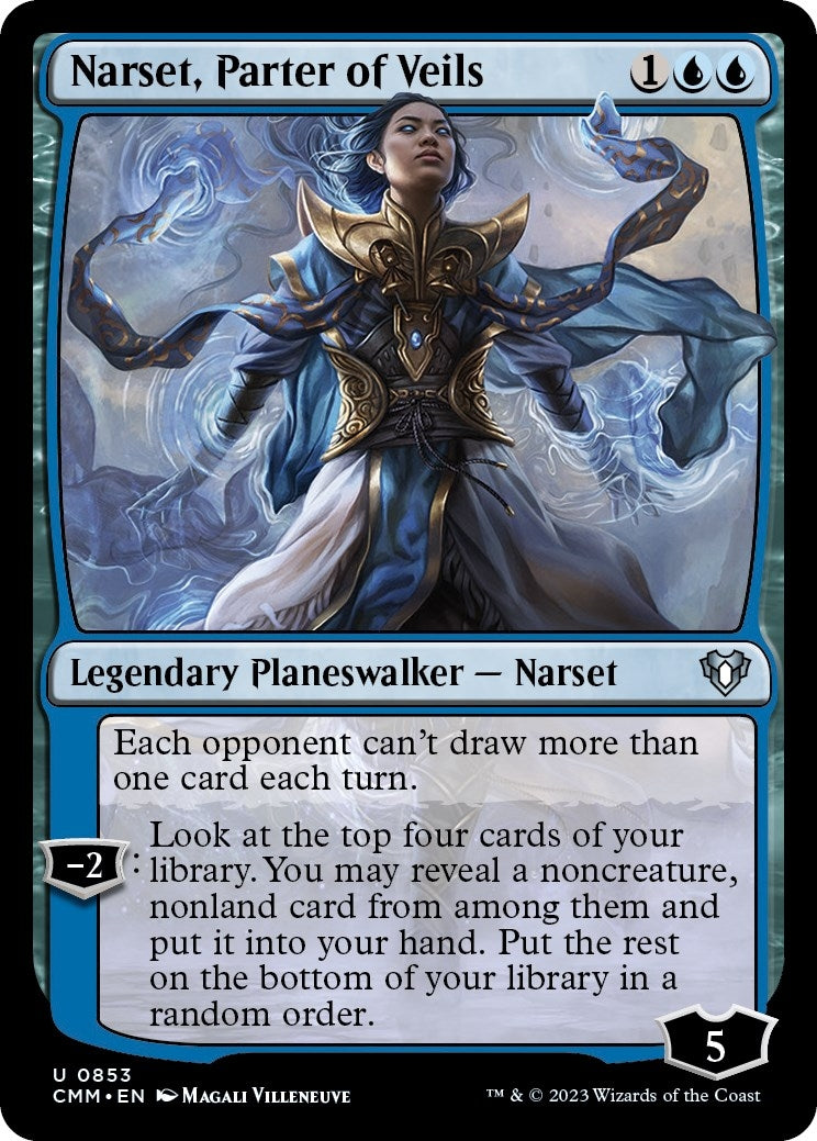 Image for Narset, Parter of Veils (853) (CMM) - Magic: The Gathering