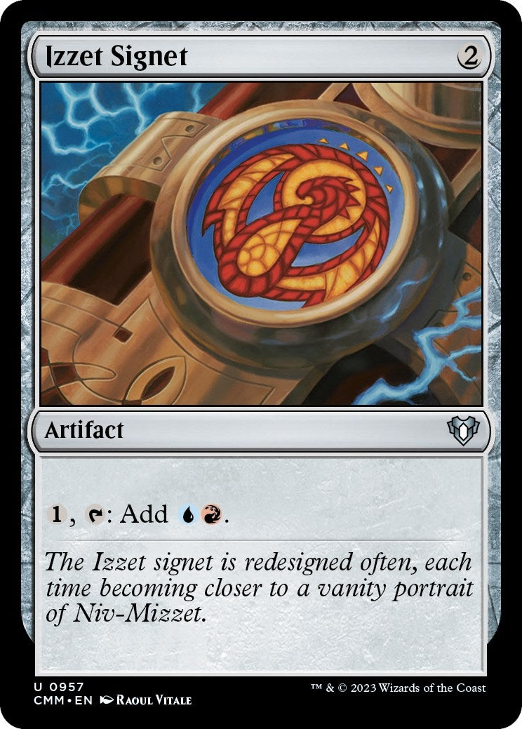 Image for Izzet Signet (957) (CMM) - Magic: The Gathering