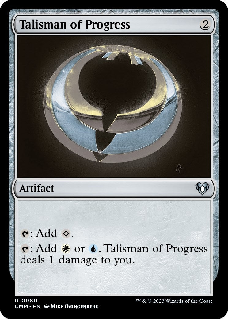 Image for Talisman of Progress (980) (CMM) - Magic: The Gathering