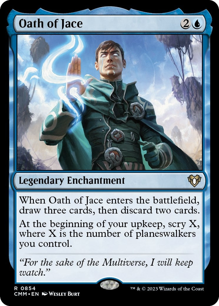 Image for Oath of Jace (854) (CMM) - Magic: The Gathering