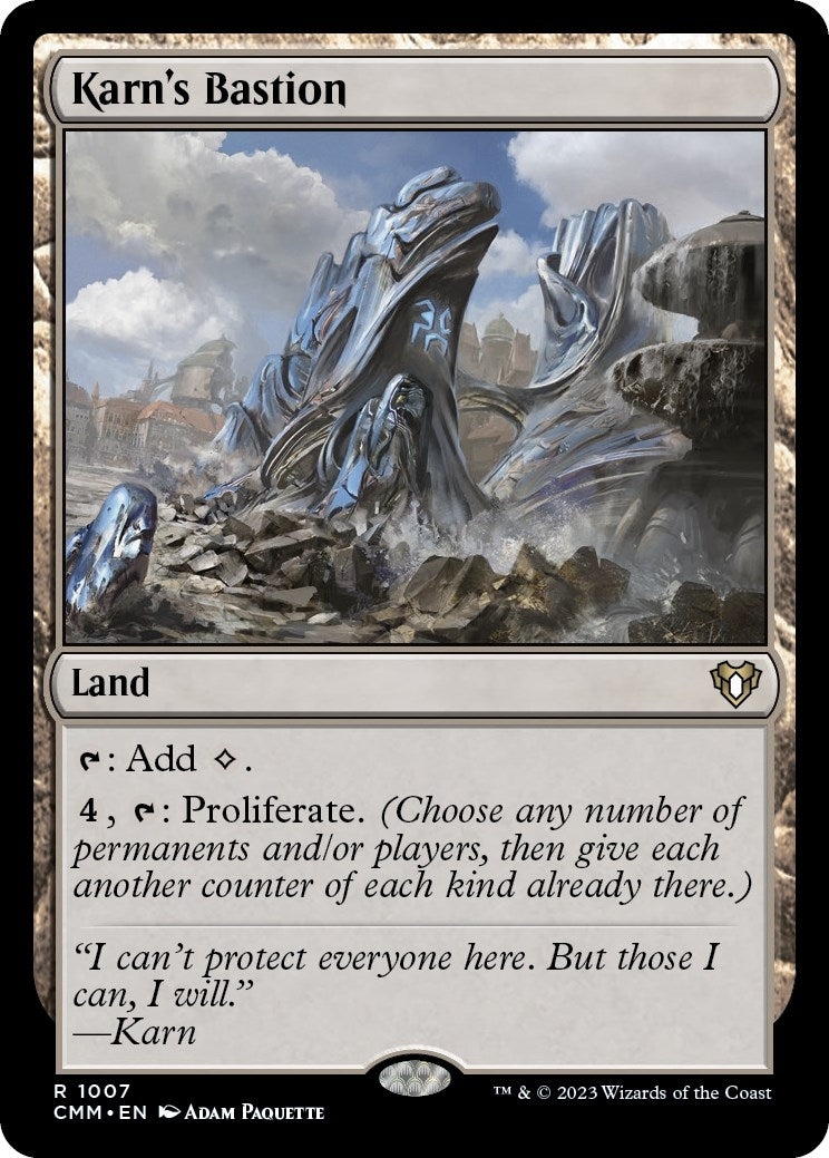 Image for Karn's Bastion (1007) (CMM) - Magic: The Gathering