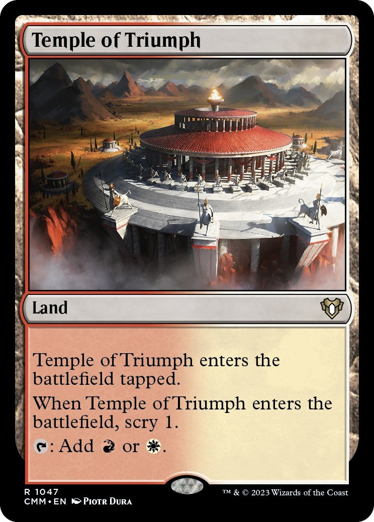 Image for Temple of Triumph (1047) (CMM) - Magic: The Gathering