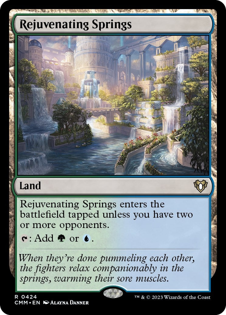 Image for Rejuvenating Springs (424) (CMM) - Magic: The Gathering